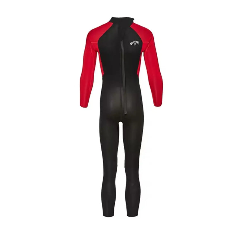 Intruder 3:2mm Back Zip Wetsuit - Red