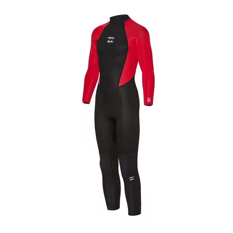 Intruder 3:2mm Back Zip Wetsuit - Red