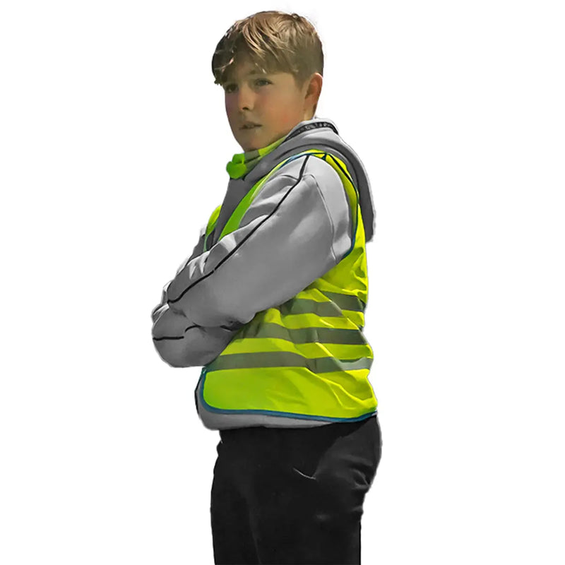 Bodylite Kids' Reflective Vest - Yellow- Great Outdoors Ireland