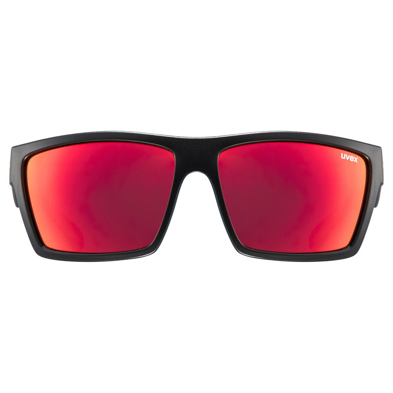 Uvex LGL 29 Sunglasses - Black/Red- Great Outdoors Ireland