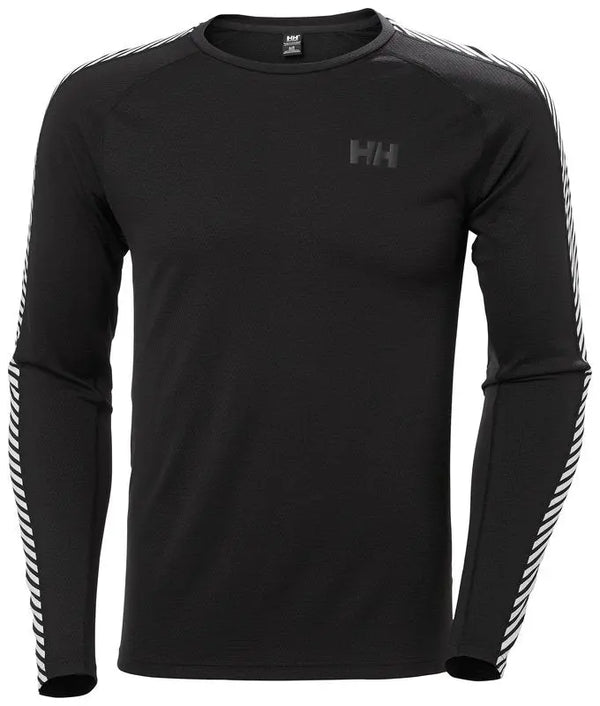 LIFA® ACTIVE Stripe Crew Base Layer - Black