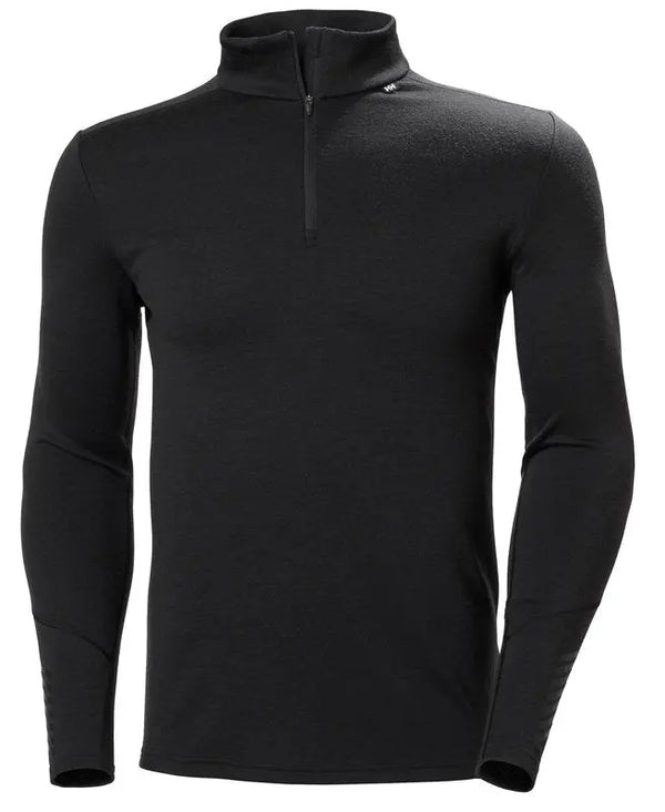 LIFA® Merino Half-Zip Base Layer - Black