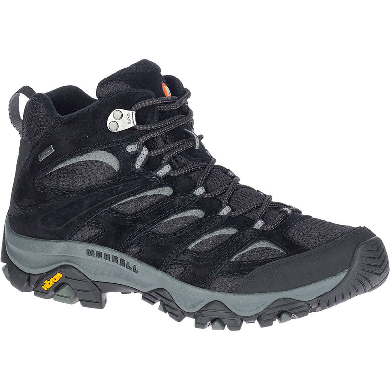 Merrell Moab 3 Mid GTX - Black Grey- Great Outdoors Ireland