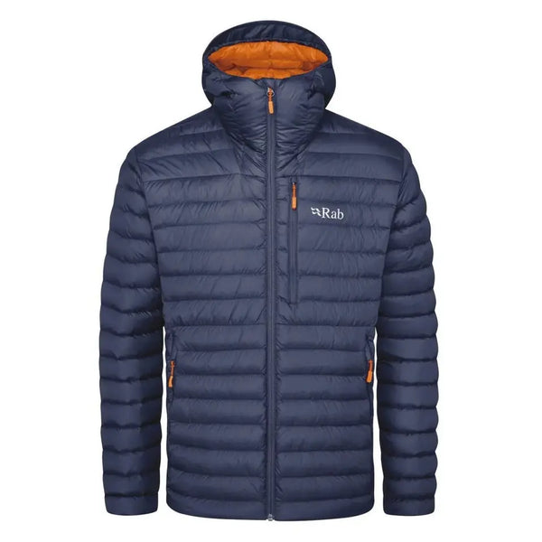 Rab Microlight Alpine Jacket - Deep Ink/Marmalade- Great Outdoors Ireland