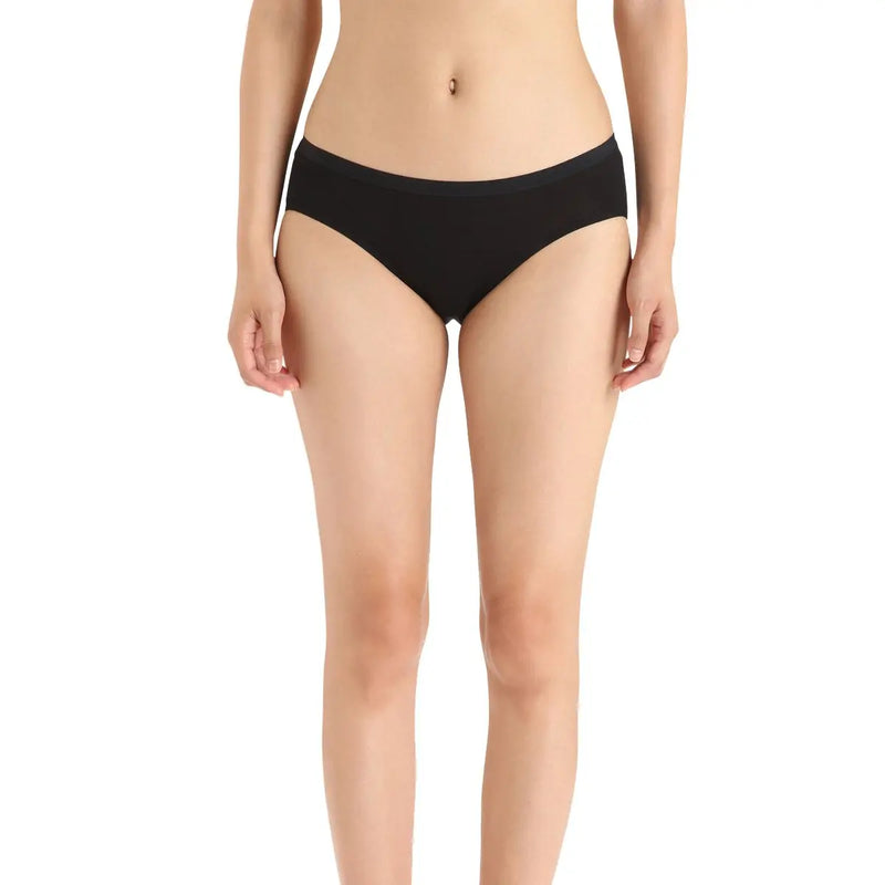 Merino Siren Hipkini Briefs - Black