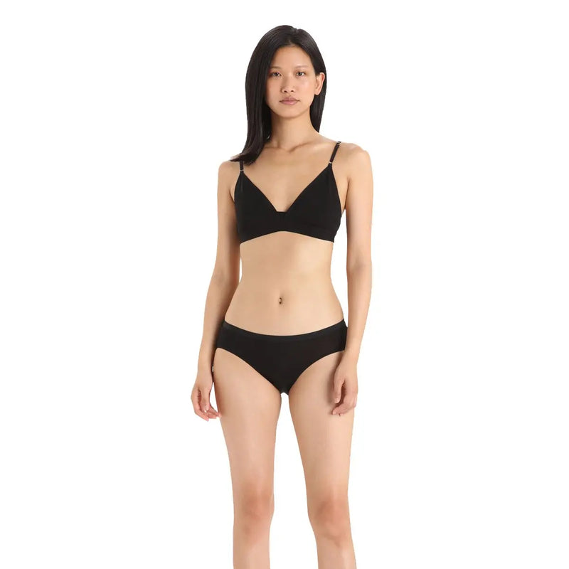 Merino Siren Hipkini Briefs - Black