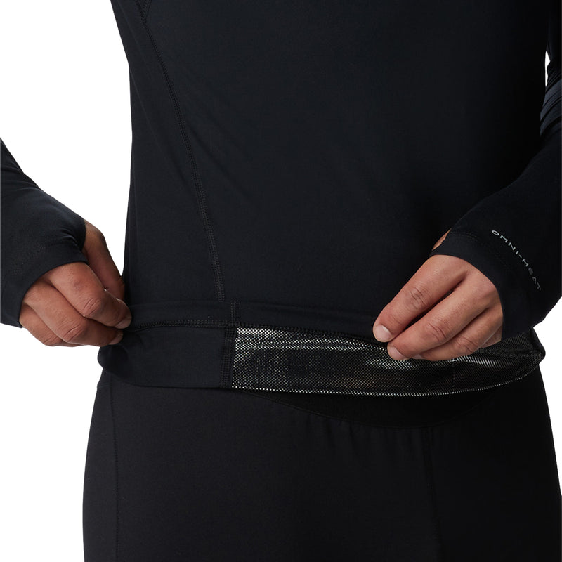 Midweight Half Zip Baselayer - Black