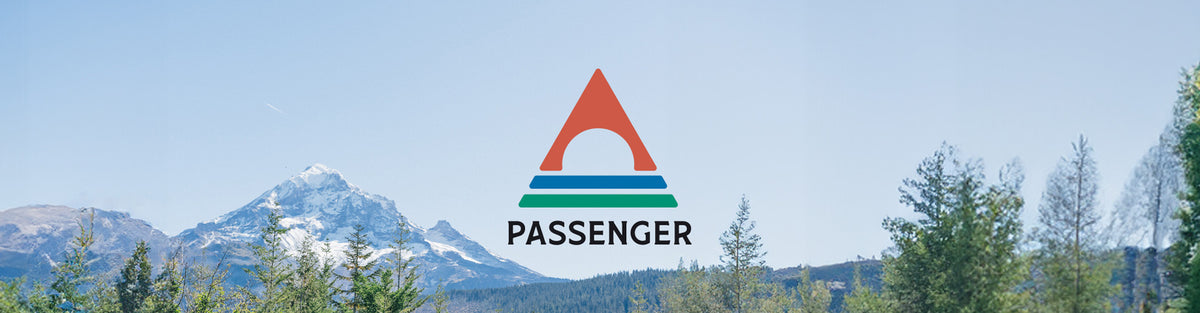 Passenger Clothing Header Image with Logo