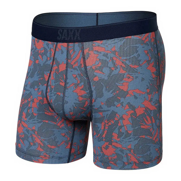 SAXX Quest Quick-Dry Boxer Brief - Batik Camo- Great Outdoors Ireland