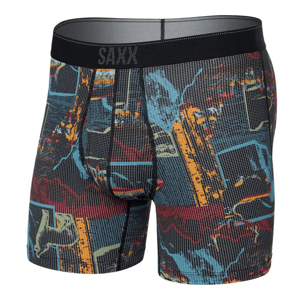 SAXX Quest Quick-Dry Boxer Brief - Light & Shadow- Great Outdoors Ireland