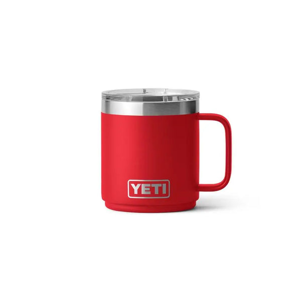 YETI Rambler® 10 oz (296 ml) Stackable Mug - Rescue Red- Great Outdoors Ireland