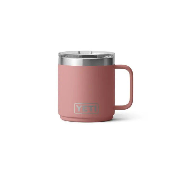 YETI Rambler® 10 oz (296 ml) Stackable Mug - Sandstone Pink- Great Outdoors Ireland