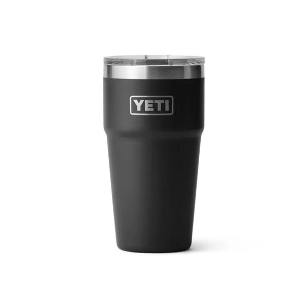 YETI Rambler® 20 oz (591 ml) Stackable Cup - Black- Great Outdoors Ireland