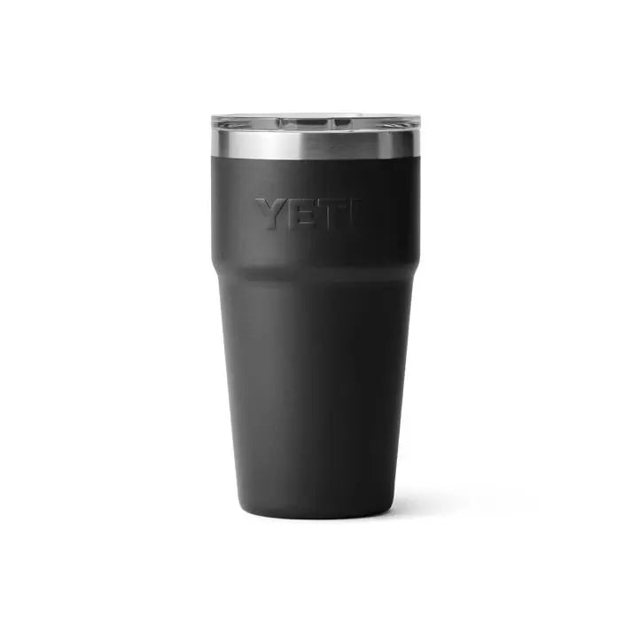 YETI Rambler® 20 oz (591 ml) Stackable Cup - Black- Great Outdoors Ireland