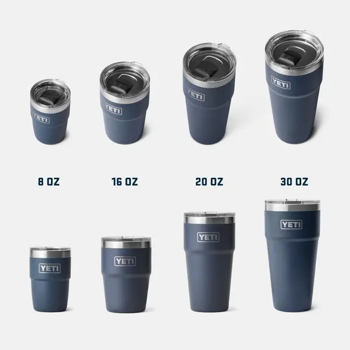 YETI Rambler® 20 oz (591 ml) Stackable Cup - Black- Great Outdoors Ireland