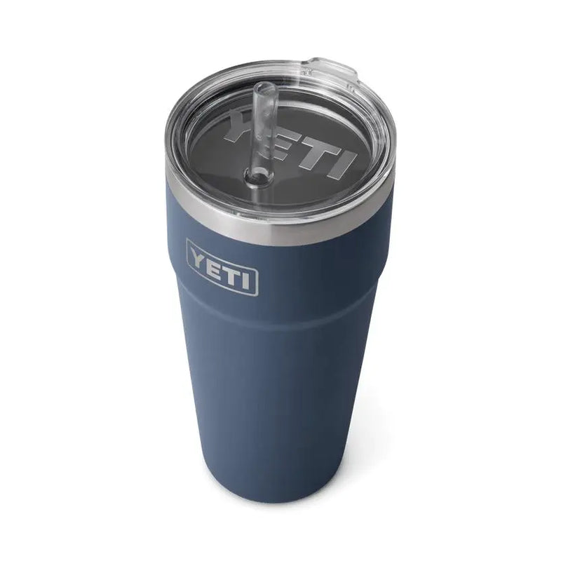 YETI Rambler® 26 oz (760 ml) Straw Cup - Navy- Great Outdoors Ireland