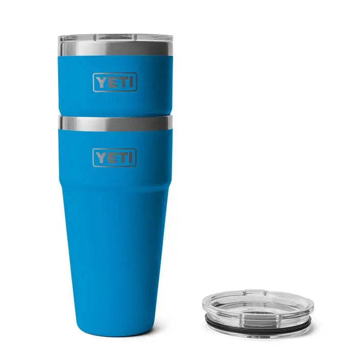 YETI Rambler® 30 oz (887 ml) Stackable Cup - Big Wave Blue- Great Outdoors Ireland