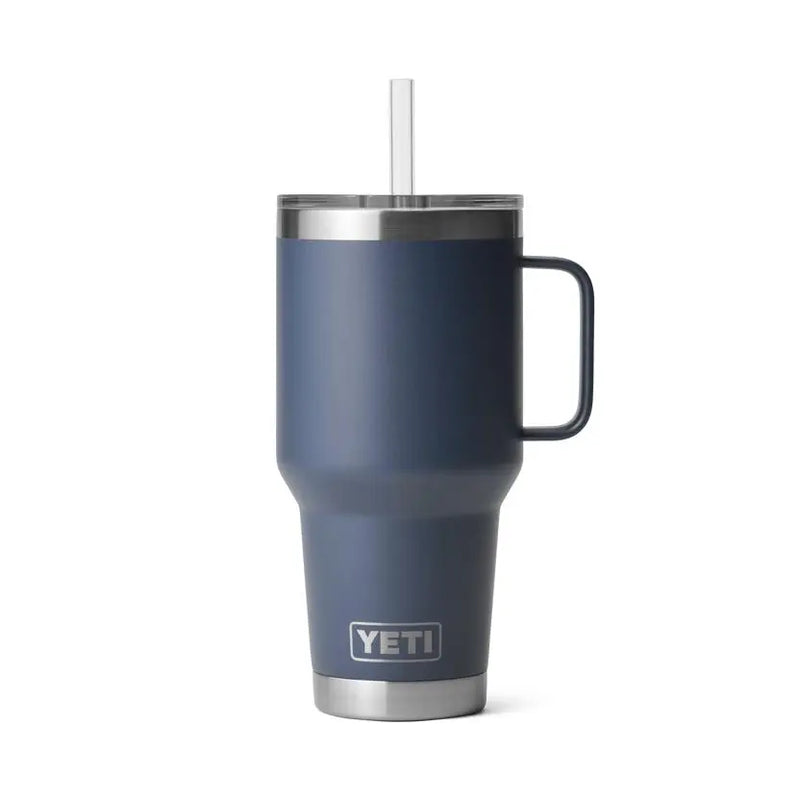 YETI Rambler® 35 oz (994 ml) Straw Mug - Navy- Great Outdoors Ireland