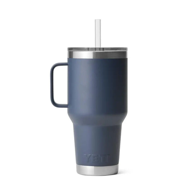 YETI Rambler® 35 oz (994 ml) Straw Mug - Navy- Great Outdoors Ireland