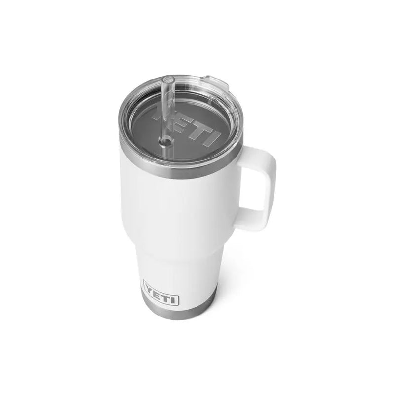 YETI Rambler® 35 oz (994 ml) Straw Mug - White- Great Outdoors Ireland