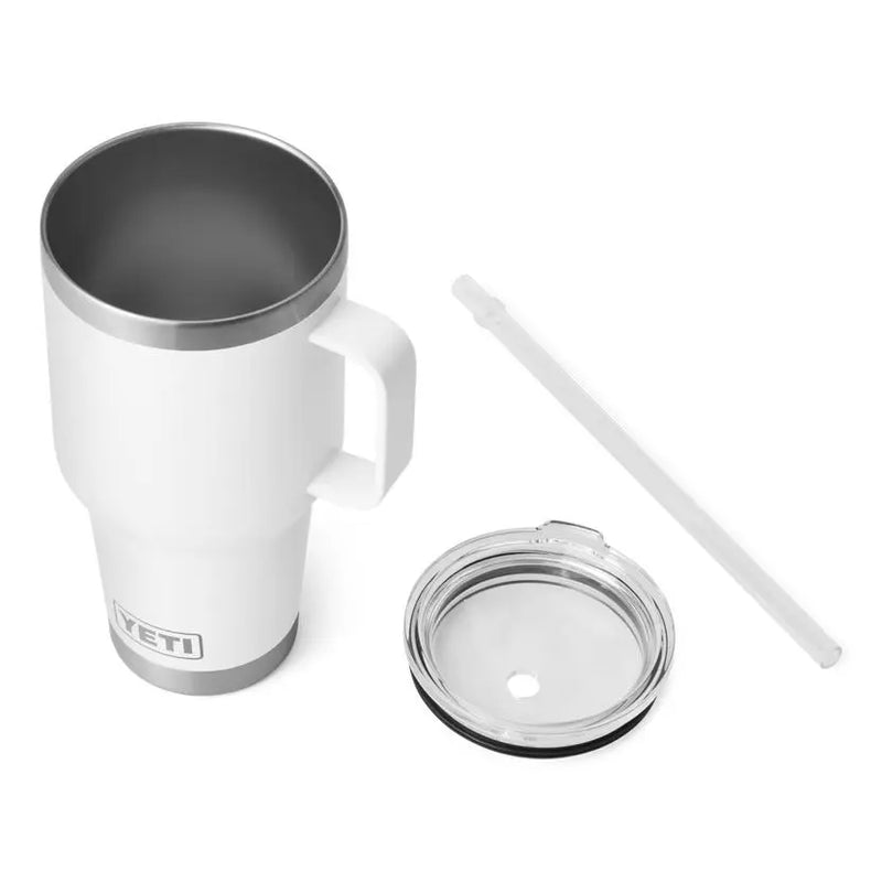 YETI Rambler® 35 oz (994 ml) Straw Mug - White- Great Outdoors Ireland