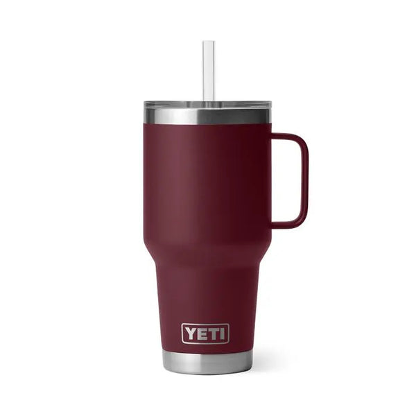 YETI Rambler® 35 oz (994 ml) Straw Mug - Wild Vine Red- Great Outdoors Ireland