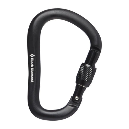 RockLock Screwgate Carabiner - Black