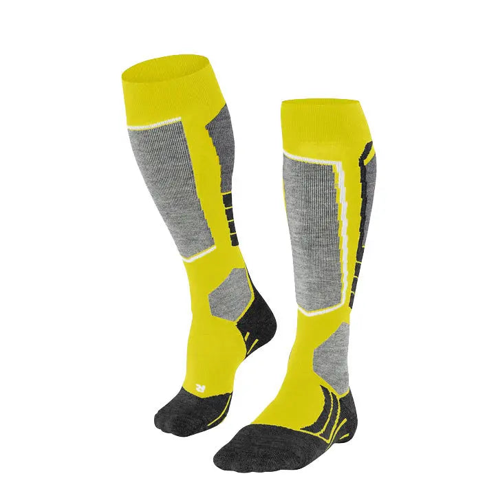 Falke SK2 Intermediate Ski Socks - Limelight- Great Outdoors Ireland