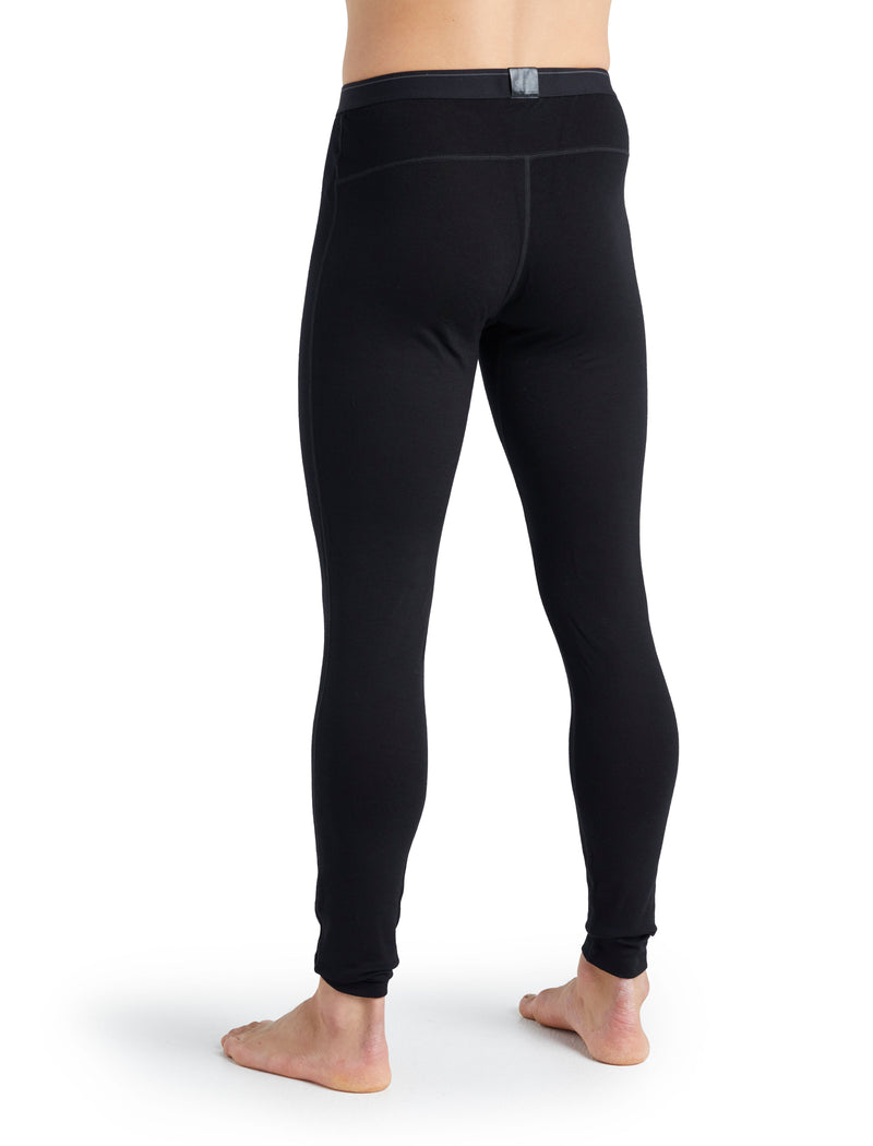 Icebreaker Merino 260 Tech Thermal Leggings - Black- Great Outdoors Ireland