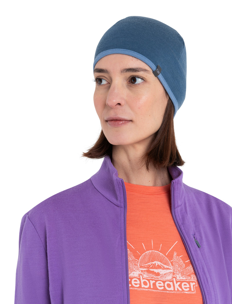 Icebreaker Merino Pocket Beanie - Dawn/Kyanite- Great Outdoors Ireland