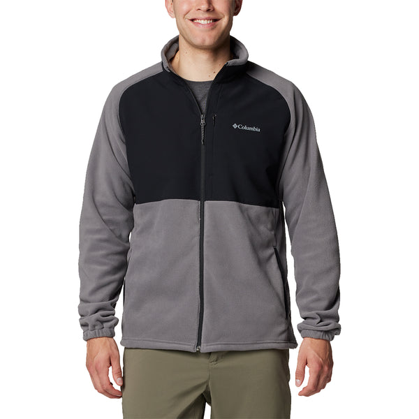 Columbia Men's Sage Peak™ Full Zip Fleece - City Grey Great Outdoors Ireland