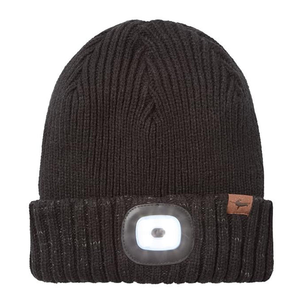 Sealskinz Heydon Wateproof LED Cold Weather Beanie - Black