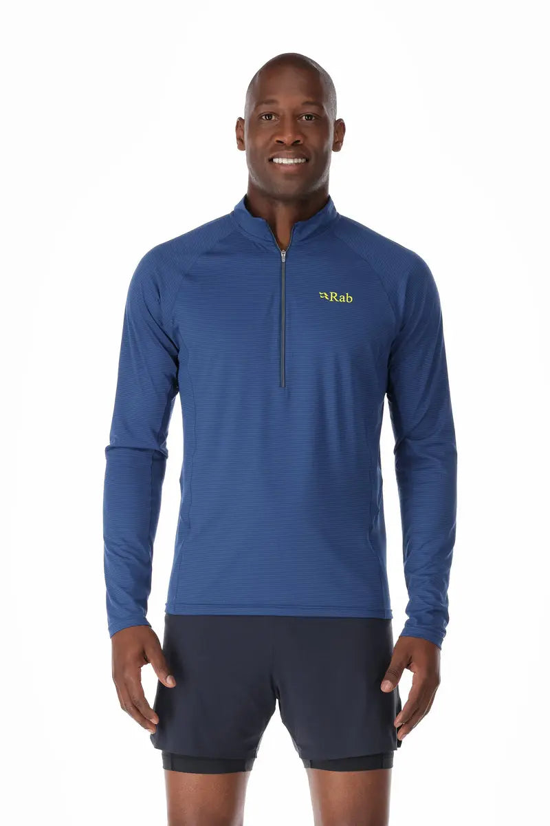 Rab Sonic LS Zip - Nightfall Blue- Great Outdoors Ireland