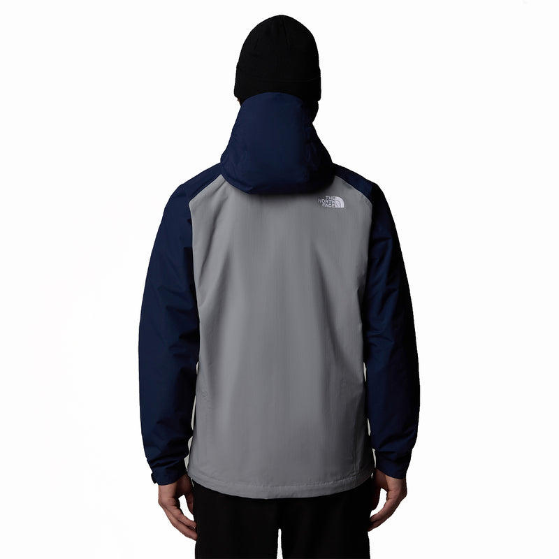 The North Face Stratos Hooded Jacket - Momentum Grey- Great Outdoors Ireland