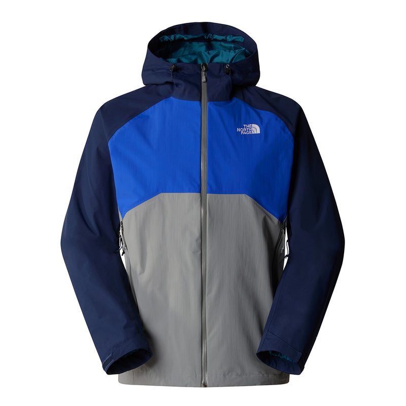 The North Face Stratos Hooded Jacket - Momentum Grey- Great Outdoors Ireland