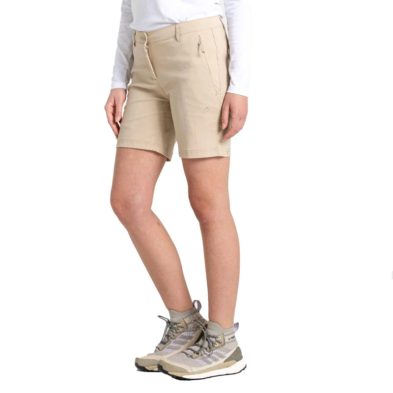 Craghoppers Stretch Kiwi Pro III Shorts - Desert Sand- Great Outdoors Ireland