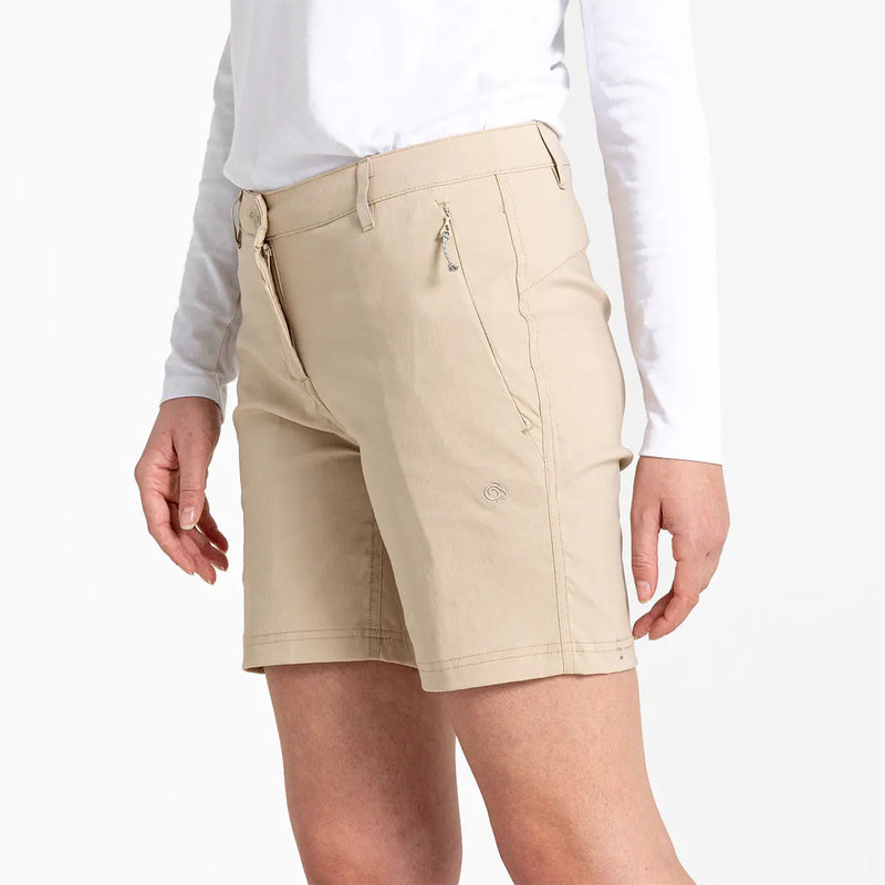 Craghoppers Stretch Kiwi Pro III Shorts - Desert Sand- Great Outdoors Ireland