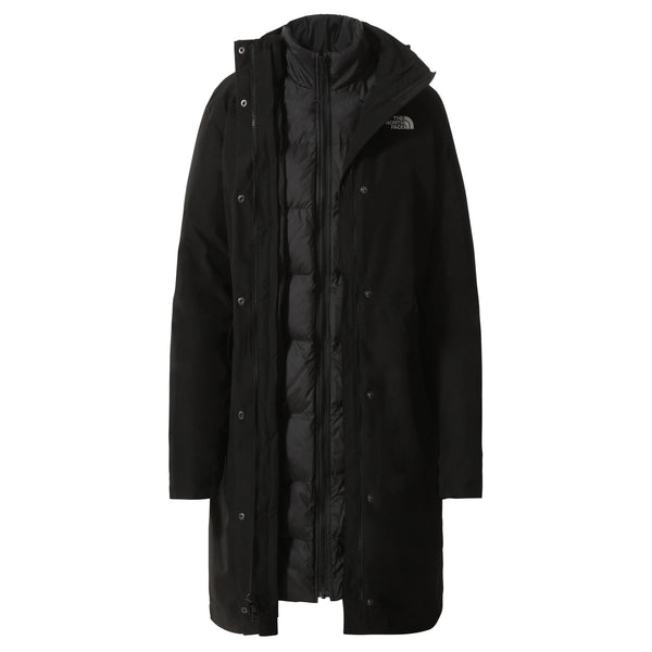 The North Face Suzanne Triclimate Parka Jacket - Black- Great Outdoors Ireland