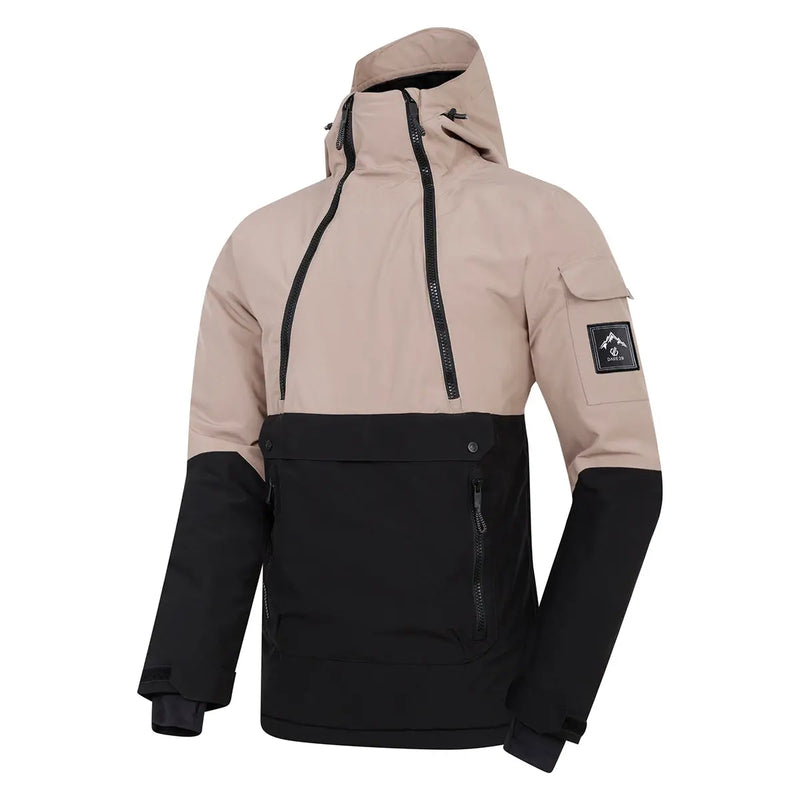 T-Bar Overhead Ski Jacket - Clay/Black