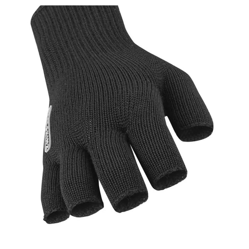 SealSkinz Thornham Solo Merino Fingerless Mitt - Black- Great Outdoors Ireland