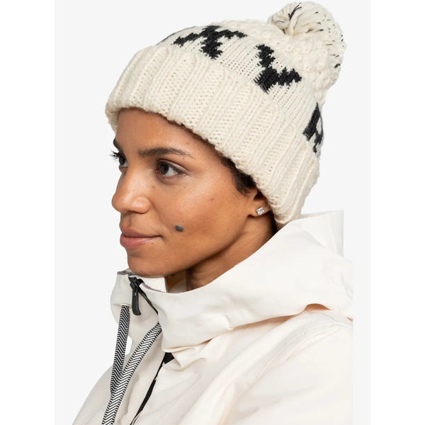 Roxy Women's Tonic Cuff Beanie - Buttercream  Great Outdoors Ireland