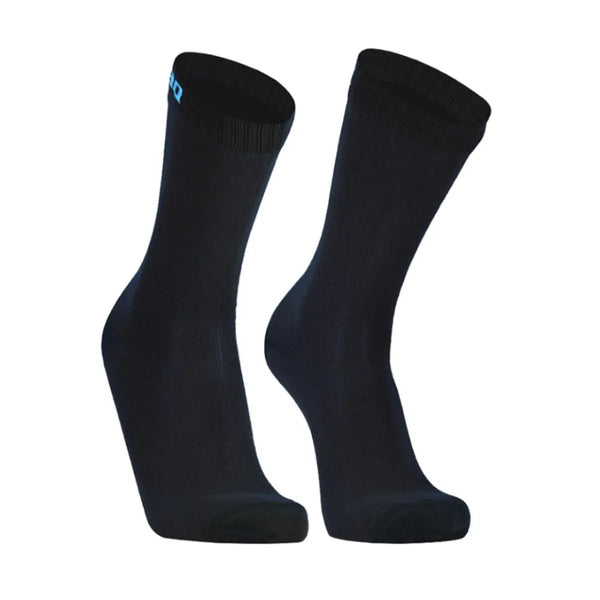 Ultra Thin Crew Socks - Black