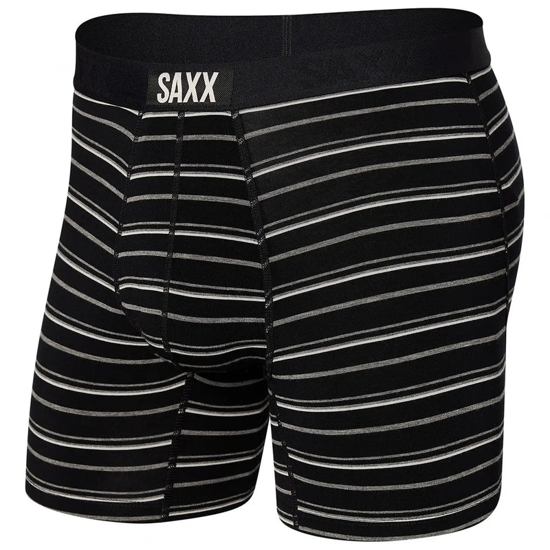 SAXX Vibe Boxer Brief - Black Coastal Stripe- Great Outdoors Ireland