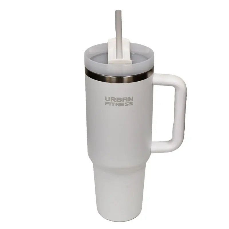 Enjoy hot or cold drinks anytime with the Urban Fitness VitalSip Tumbler. BPA-free, double-walled, and leak-proof design.