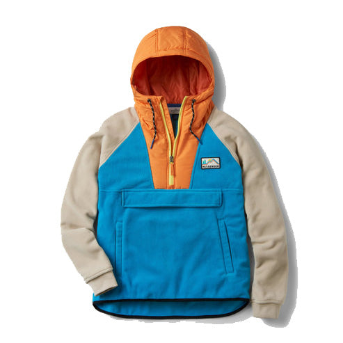 Passenger Alexander Recycled Polar Hooded Fleece - Blue Pool