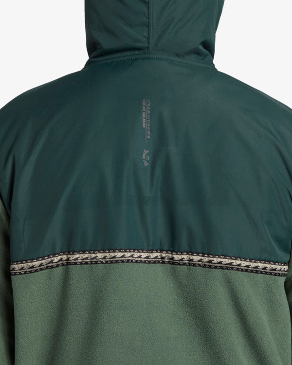 Boundary Lite Zip Hoodie - Forest Green