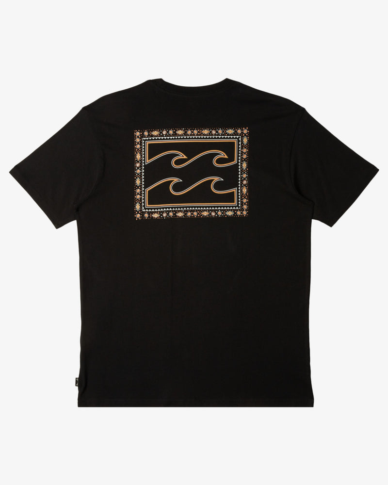 Crayon Wave Tee - Black