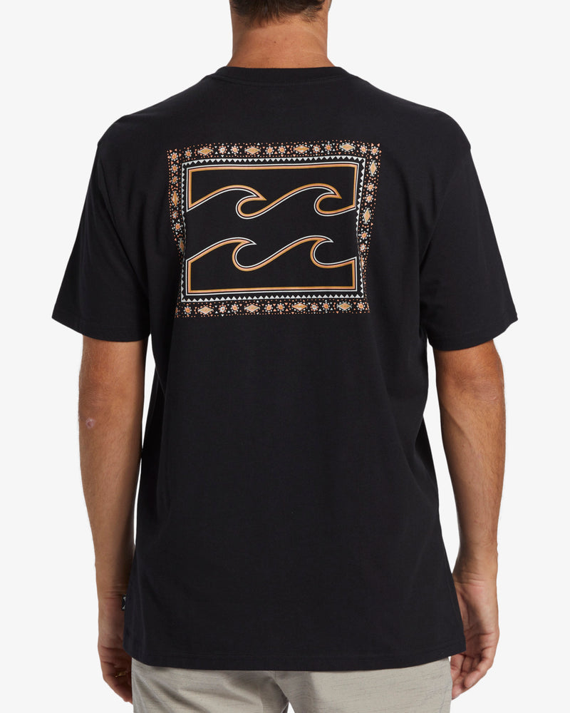 Crayon Wave Tee - Black