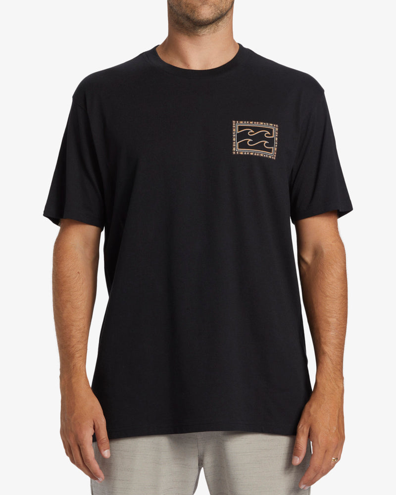 Crayon Wave Tee - Black