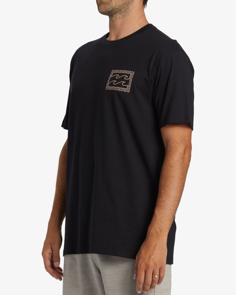 Crayon Wave Tee - Black